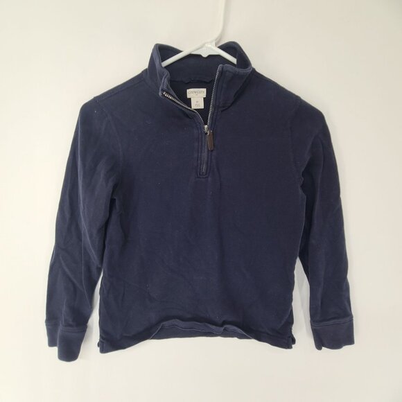 Crewcuts Other - Crewcuts factiory Kid's 1/4 Zip Dark Blue  Pullover Sweatshirt  Cotton Size 10 Y